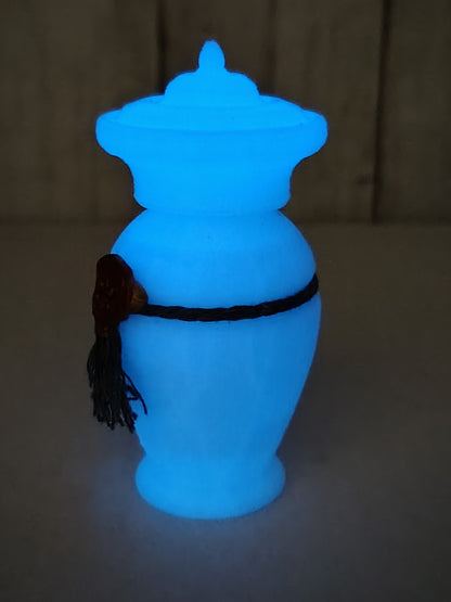Victorian Urn Catnip Shaker - Ghostly Glow